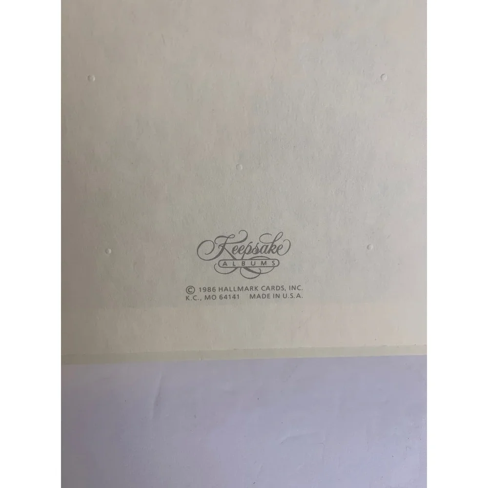 Hallmark vintage 1986